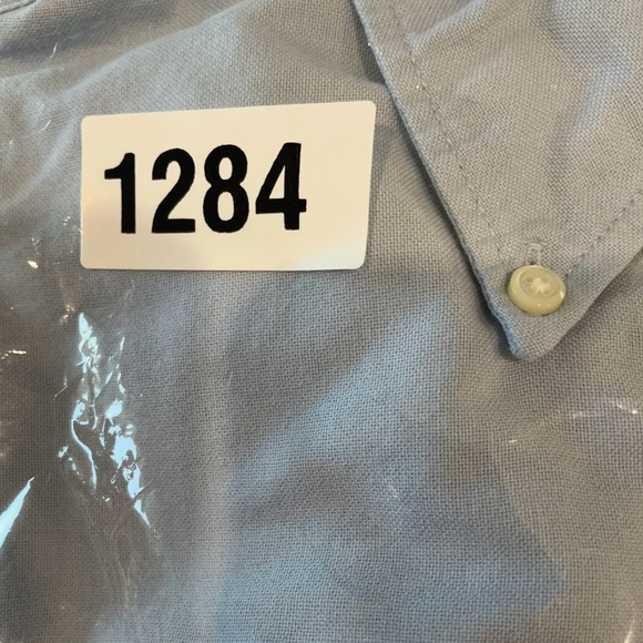 RALPH LAUREN Jeans Co blue buttondown long sleeve shirt 100% cotton size medium - Picture 5 of 5